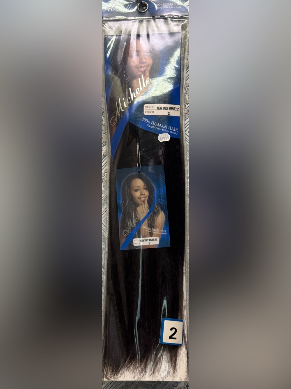 Michelle hair. 100% human hair. New yaky weave.